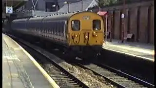 British Rail Network SouthEast & Freight 1992-Ilford & Stratford with classes 37, 47, 90, 302 & 309