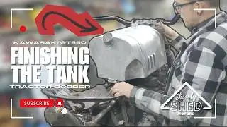 LOUVRES ON A FUEL TANK?! Kawasaki GT550 Tractor Bobber!