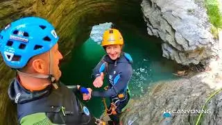 Canyoning in Grotta Azzurra 1   - Castello di Zumelle - Borgo Valbelluna - Dolomiti