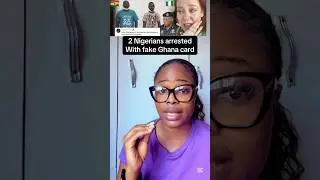 2 NIGERIANS ARRESTED FOR USING FAKE GHANA CARD TO SCAM A GERMAN LADY #shortsviral