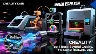 Топ-4 революционных 3D-принтеров, которые появятся после Creality в 2026 году.
