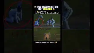 10 Fielders in a Circle 😂 | England&rsquo;s Funniest Fielding Setup!&rdquo; #shortfeed