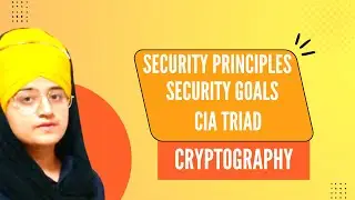 Security Principles or Security Goals or CIA Triad