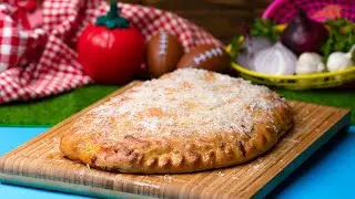 Game Day Garlic Bread BBQ Chicken Calzone Recipe