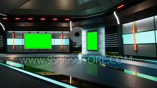Virtual Set Green Screen 4K -  Stage 42