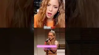 Шакира реагирует на то, что Ариана Гранде копирует её звучание 😳😱