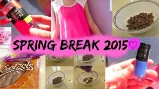Spring break 2015♡ Essentials, snack, outfit +more