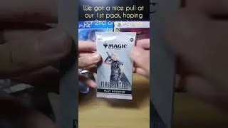 Wow! What a pull!!!! FFxMTG booster pack opening #mtg #finalfantasy #finalfantasymtg