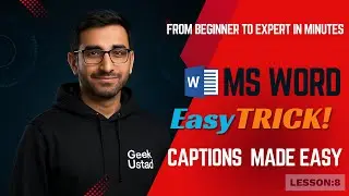 MS Word Captions Made Easy | From Beginner to Expert in Minutes