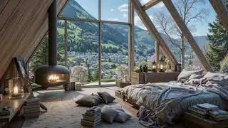 Relaxing Spring Jazz Music for Cozy Cabin Vibes ~ Soft Jazz Study & Focus