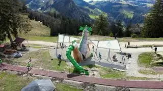Drone Schwarzsee,B&auml;cherhyschere,L&auml;ngenb&uuml;hl,Spiez and Eywald R&uuml;schegg on Bernese Oberland and Vallais