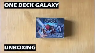 Unboxing One Deck Galaxy Card Game