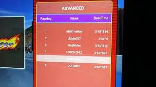Ridge Racer Arcade 1Up WiFi leaderboard error.