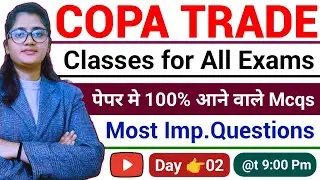 Day#2👉Copa Trade Mcqs 2024 | ITI Copa Exam Preparation 2024 | Cits Copa Trade Preparation | ITI Cits