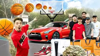 Make the Shot, I'll Buy You Anything Challenge! (ft. RiceGum)