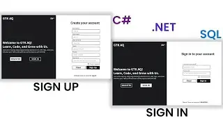 Sign-Up & Sign-In Form | C# .NET & SQL Database | Full Authentication System | Step-by-Step Tutorial