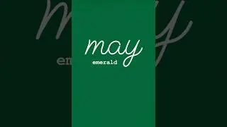 The Emerald May Birthstone Collection #jewelry #emerald #birthstone #lilyofthevalley #handmade