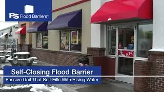 Self Closing Flood Barrier - Self Fills