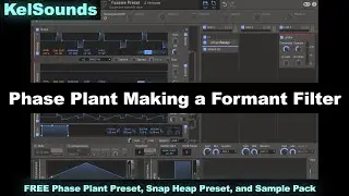 Phase Plant Making a Formant Filter