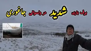 تربرف باری شدید در ولسوالی جاغوری موج دوم برف و شدت بارندگی امروز سه شنبه ۹/۱۰/۱۴۰۴