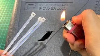 The PLASTIC WELDING SECRET that Nobody Tells! Plastic Repair using cable ties!!