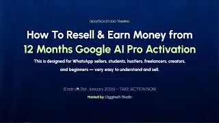 How To Earn Money from 12 Months Google AI Pro activation in January 2025