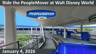 Ride the PeopleMover at Disney's Magic Kingdom in Walt Disney World Florida - January 4, 2026