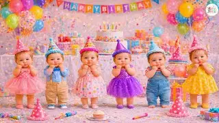 Happy Birthday Song for Kids 🎉 Cute Baby Dance Party 2026