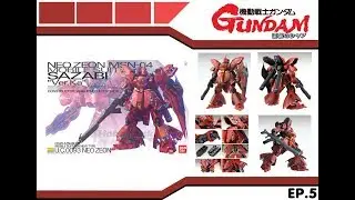 รีวิว EP.5 MG 1/100 Sazabi Ver Ka [BANDAI] [TH]