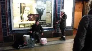 Berlin, street music, by PVC