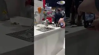 Kuka Robot Arm @ Promat Chicago 2023 Swisslog Booth