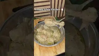 Creamy White Chicken Gravy| Must Try white chicken recipe #chickencurry #whitechickencurry #shotrs