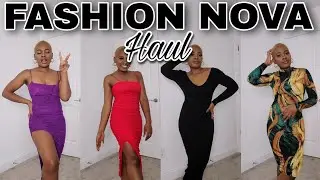 FASHION NOVA TRY ON HAUL | NOVA  CLOTHING  | CHRISTMAS PARTY DRESSES IDEAS.