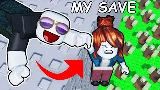 Защитите ДРУГА от ЗОМБИ в Roblox...