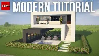 Easy Modern house in Minecraft - Tutorial