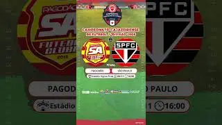 Pagod&atilde;o x S&atilde;o Paulo - Grande Final do Campeonato Cajazeirense de Futebol 1&ordf;Divis&atilde;o.