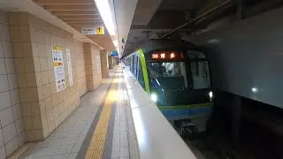福岡市交3000A系3120F 博多行き 七隈線 櫛田神社前駅