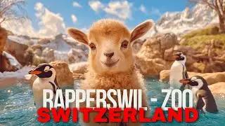One Day Visit to the Rapperswil, Switzerland Zoo - Cute Baby Goats and Penguins!