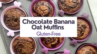 Quick and Healthy Breakfast: Chocolate Banana Oat Muffins