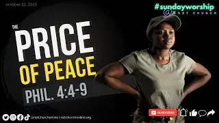 THE PRICE OF PEACE | Min. Keith Goosby II | NET Church Sunday Worship | 10/22/23