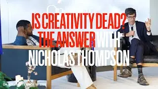 Is Creativity Dead? The Answer (And What's Next) &mdash; Nicholas Thompson x Shane Hegde (Live at On Air)
