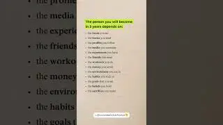 🌸 The Person You Become In 5 Years #lifeunlockedwitharchna #motivation #inspiration #mindset #money