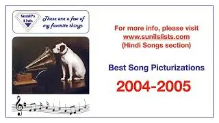 2004-2005 Best picturized songs