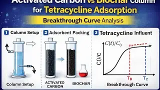 Activated Carbon vs Biochar Column for Tetracycline Adsorption | Breakthrough Curve Analysis