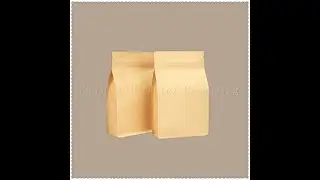 flat bottom pouch workout,block bottom paper bag