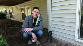 How to repair a downspout drain pipe