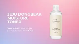 Тонер для лица увлажняющий с экстрактом камелии Neulii Jeju Dongbeak Moisture Toner