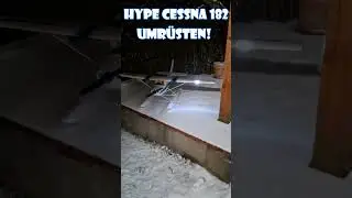 Hype Cessna 182 im Schnee 🤗