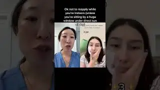 #sunscreen reapplication every 2 hours #spfgoals | #dermatologist 🎥suedila