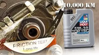 Liqui Moly 4600 top tec 5W30 po 10.000km Jak skutecznie olej chroni silnik?
